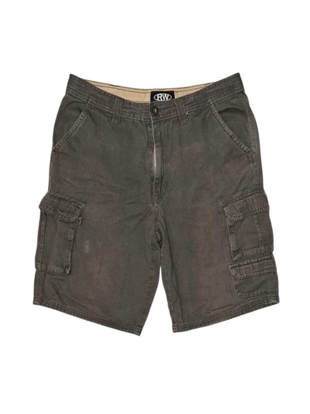 RUGGED WEAR Men's Cargo Shorts 32 Inch Waist
